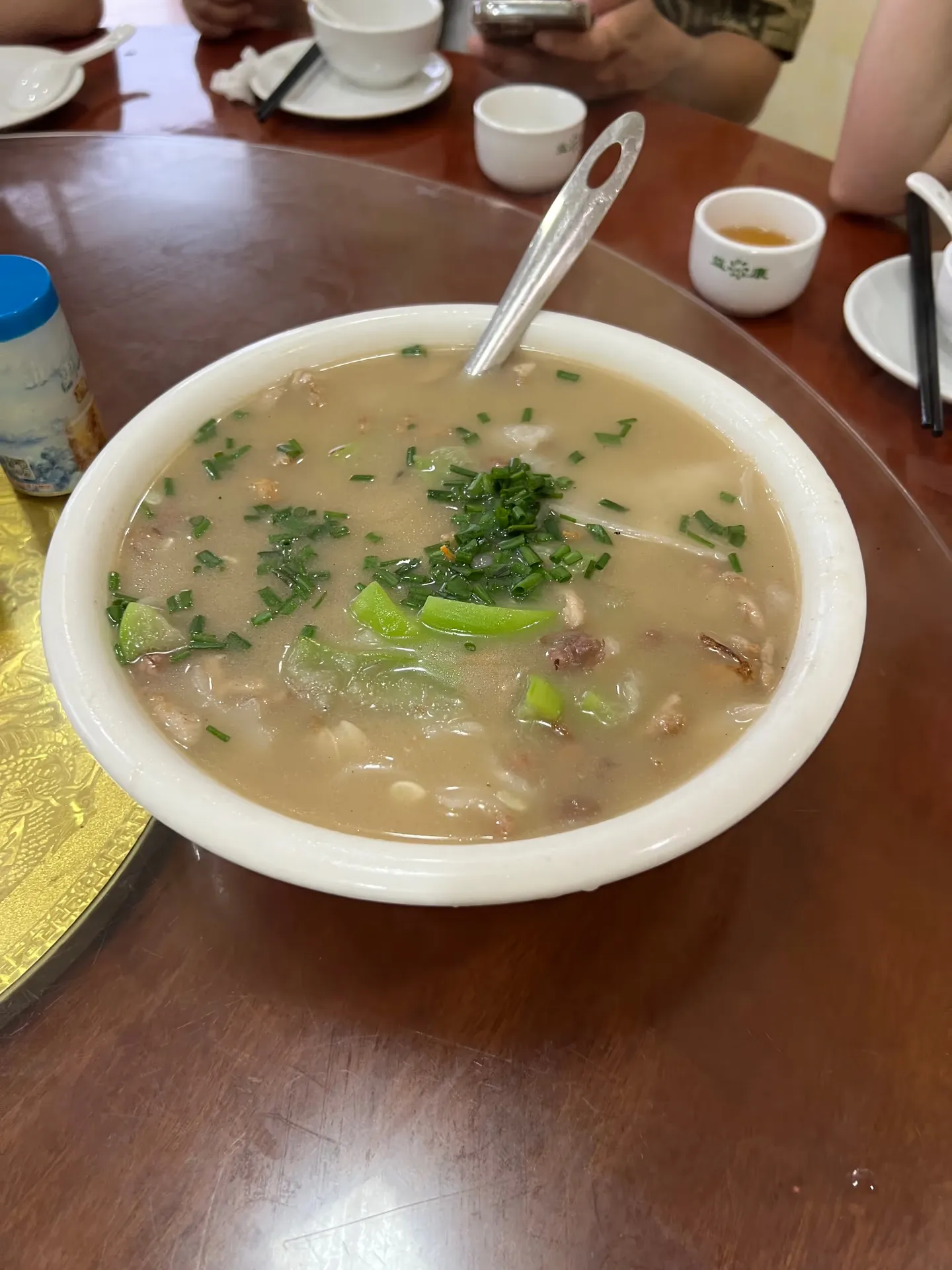 Clear soup with pork and bitter melon